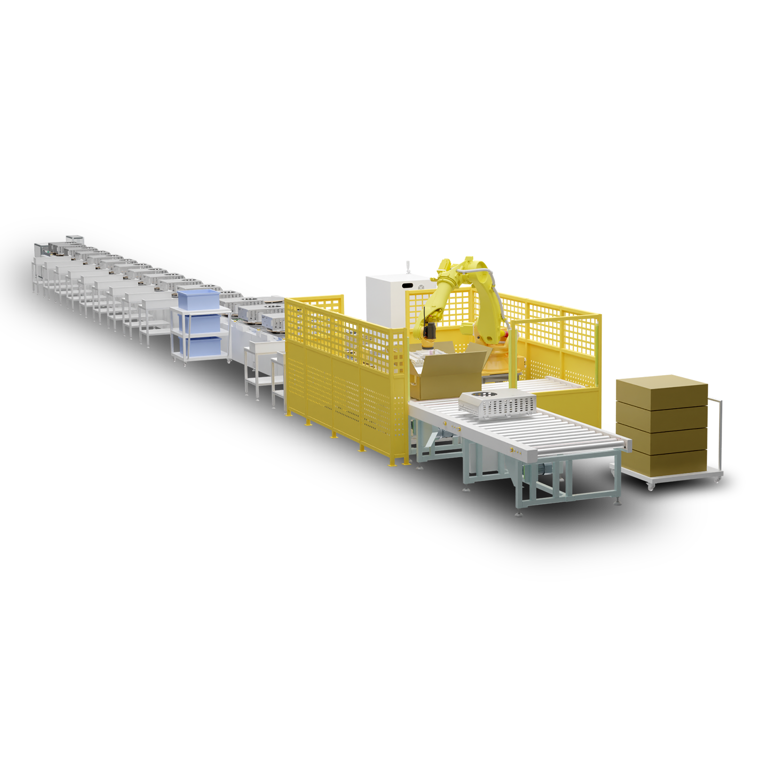 新能源水冷机组组装线